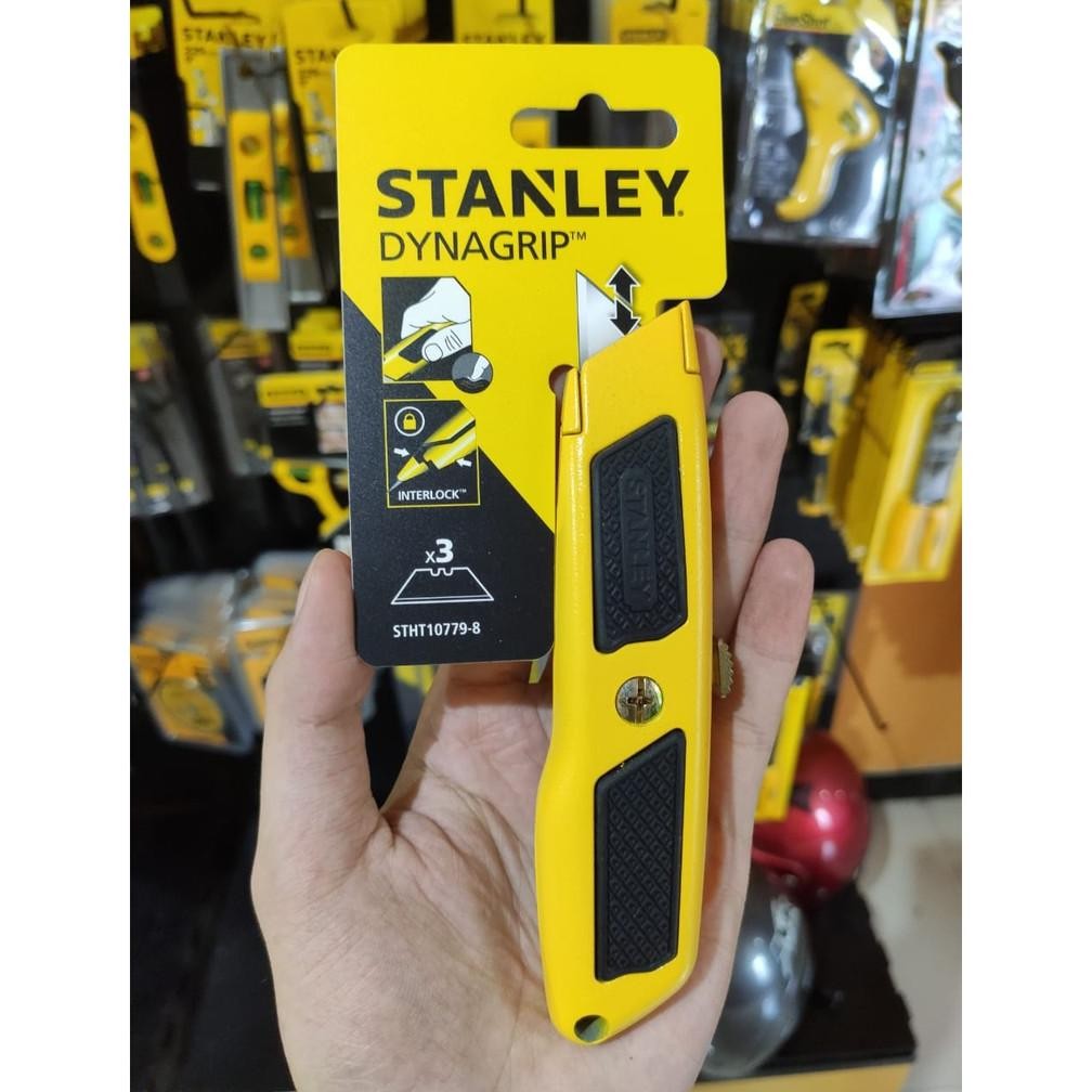 

NEW!!! NEW!!! Stanley Pisau Cutter Dynagrip Retractable Utility Knife STHT10779-8