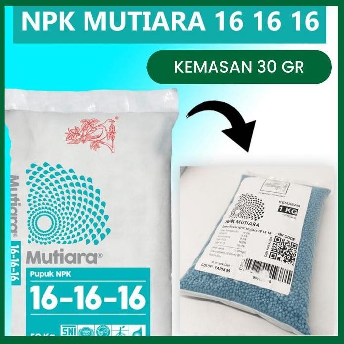 

Terlaris Pupuk Npk Mutiara 16 16 16 30 Gr