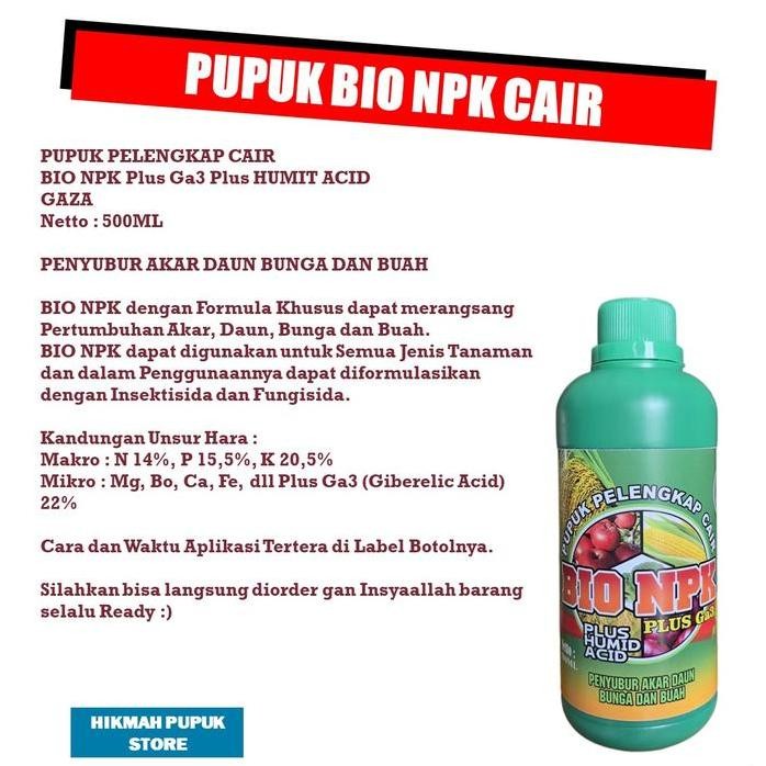 

Terlaris Bayar Di Rumah Bio Npk Gaza Penyubur Bawang Daun Paling Bagus 500 Ml Obat Organik Cair Melebatkan Sayuran Bawang Daun