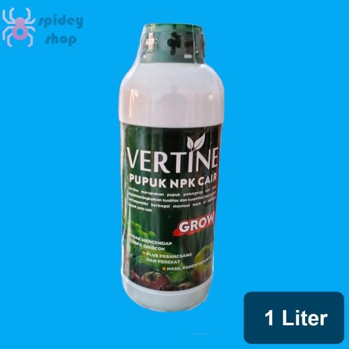 

Terlaris Vertine Grow 1 Liter Verti Grow 1 Liter Pupuk Npk Cair Plus Zpt