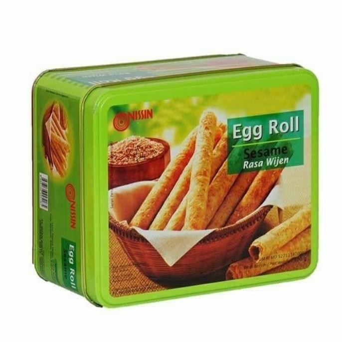 

Terlaris Nissin Egg Roll Original Wijen 300Gr Original