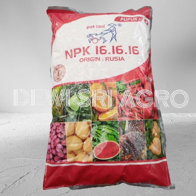 

Terlaris Npk 16-16-16 Pak Tani Merah 1 Kg
