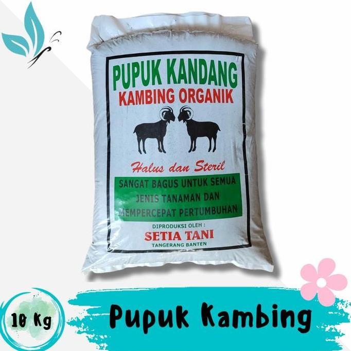 

Terlaris Pupuk Kandang Kambing Halus Murni Media Tanam Organik Semua Tanaman