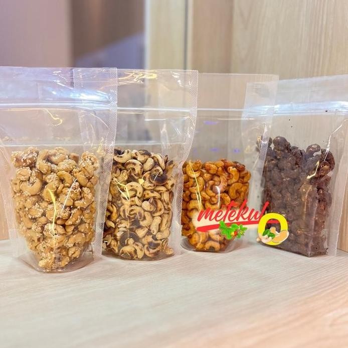 

Terlaris (250 Gram) Pouch Kacang Mete Coklat/Wijen/Pedas/Bakar Food Snacks Mede/Makanan