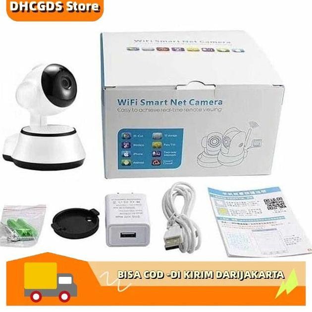 KAMERA CCTV MINI SAMBUNG KE HP V380 Q6 HD1080P Wireless Mini IP CCTV - cctv mini sambung ke hp - cct