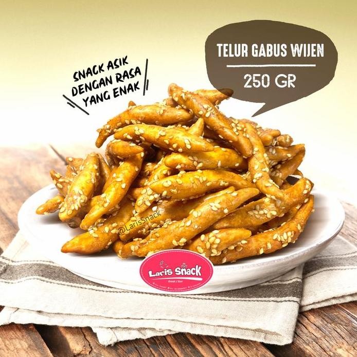 

Terlaris Telur Gabus Wijen Kiloan Curah Renyah 250 Gram