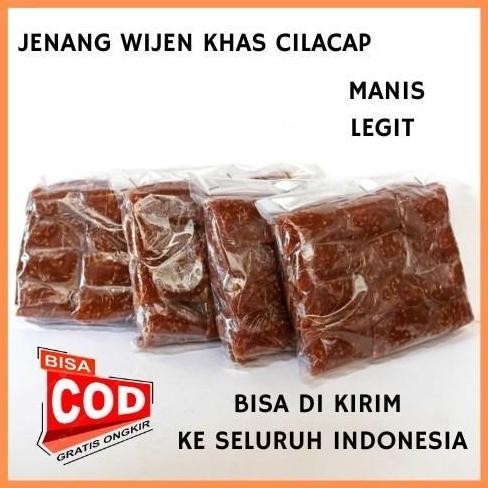 

Terlaris Oleh Oleh Khas Cilacap - Jenang Wijen Maos 1/2 Kg - Dodol Gula Jawa