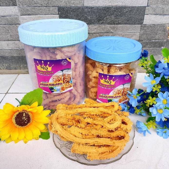 

Terlaris Kue Akar Kelapa - Toples - Cemilan Viral Manis Gurih Coklat Wijen