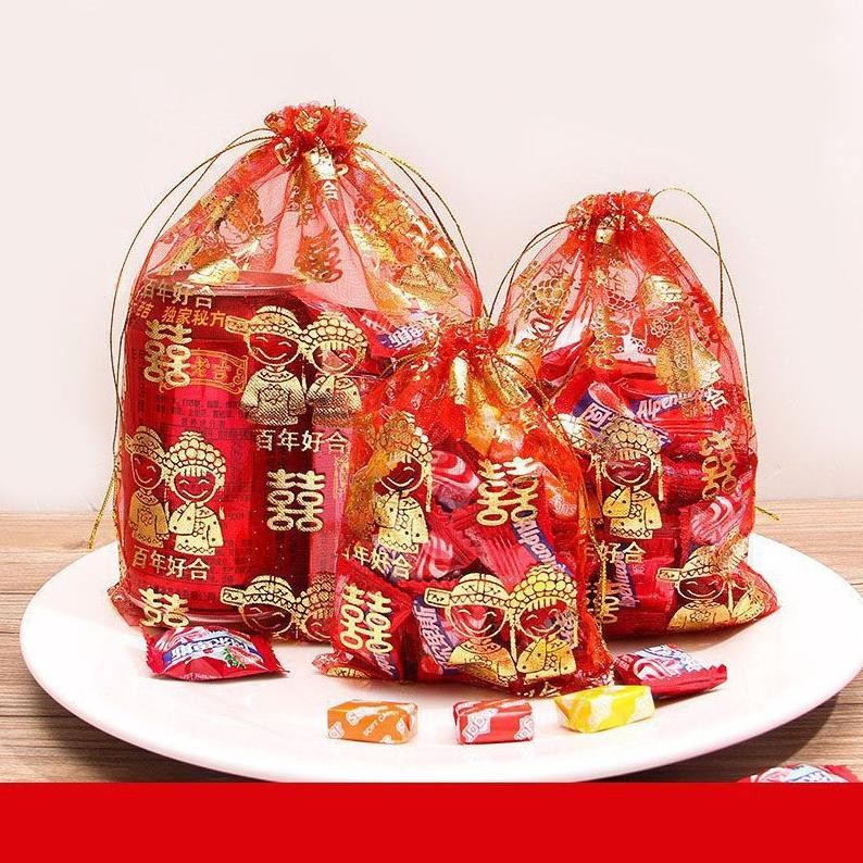 

Premium Isi 100 Kantong Shuang Xi Untuk Chinese Wedding High Quality