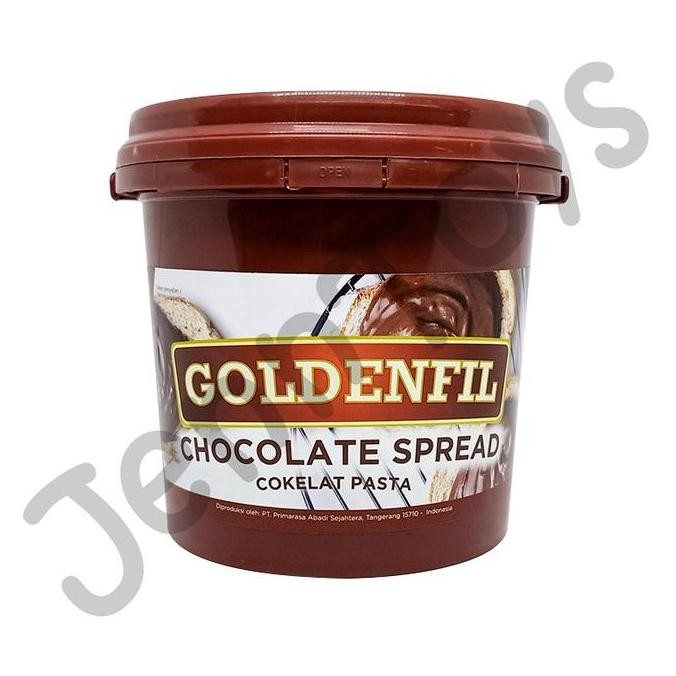 

Produk Baru!! GOLDENFIL CHOCO SPREAD 1KG - Selai Roti Filling Kue Choco Crunchy Spread Coklat