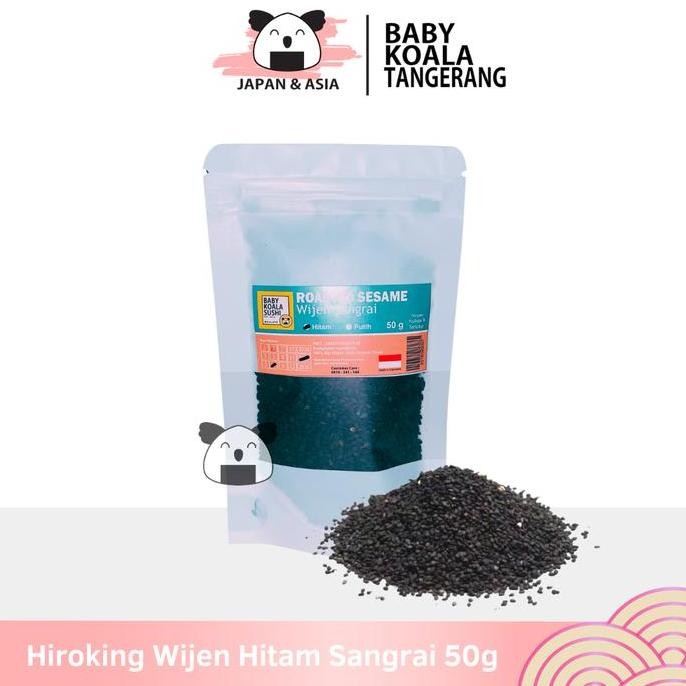 

Terlaris Hiroking Biji Wijen Hitam Sangrai 50 G Halal | Roaster Black Sesame