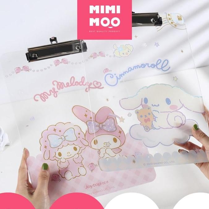 

Mimimoo Clipboard Papan Jalan Ujian Sanrio Cinnamoroll Kuromi