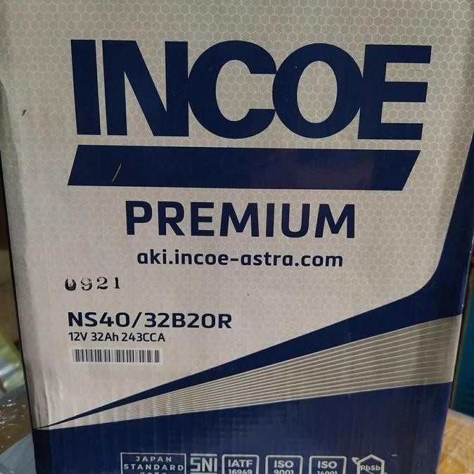 Aki Mobil Incoe Premium Ns40 12 V 32 Ah