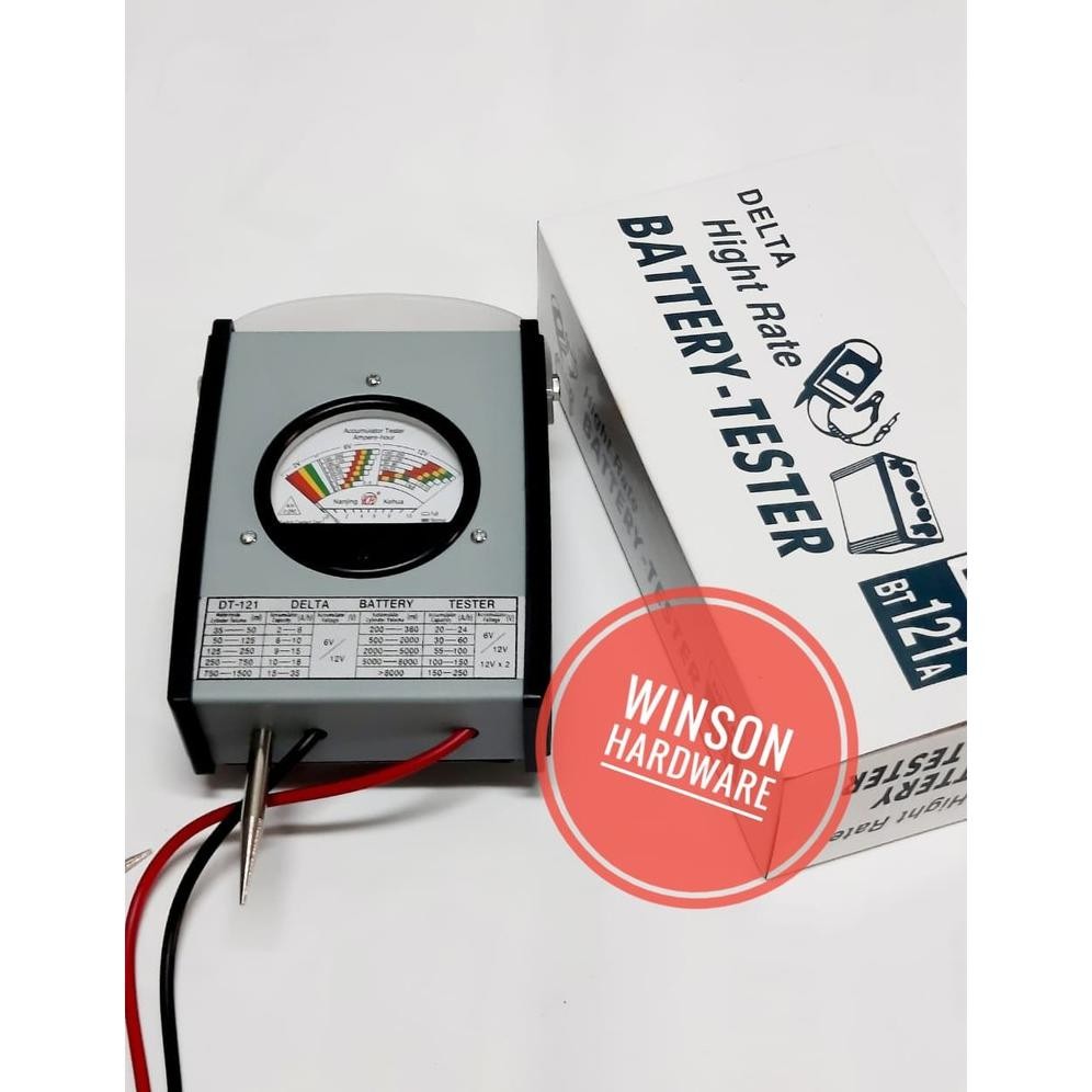 ND DELTA Battery Tester BT-121A | Batere Baterai Alat Ukur Kapasitas Aki BT 121A