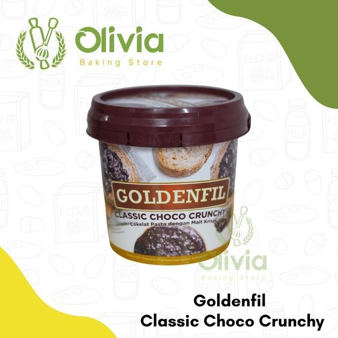 

Produk Baru!! Selai Classic Cokelat Crunchy /Goldenfil Classic Choco Chruncy 1 Kg