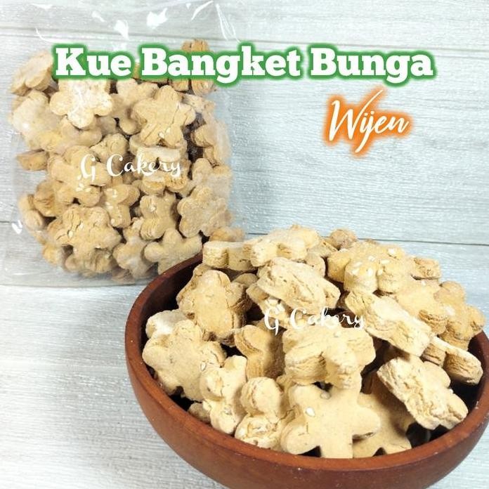 

Terlaris Biskuit Bangket Jahe Bunga Kue Rinta Kembang Wijen 250Gram Camilan Cookies Manis Snacks Kering Cemilan Food