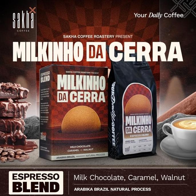 

MILKINHO DA CERRA KOPI ESPRESSO FULL ARABICA BIJI COFFEE BUBUK MURNI LATTE CAPPUCCINO TERMURAH