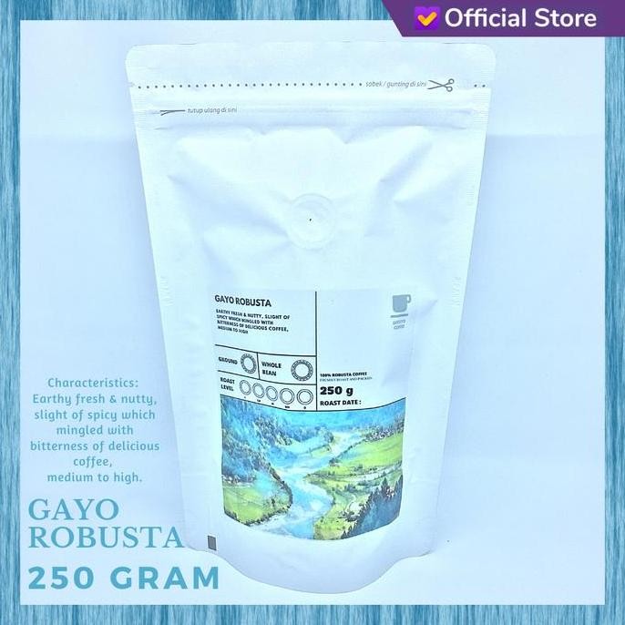 

KOPI GAYO ROBUSTA 250 GRAM BIJI DAN BUBUK TERMURAH