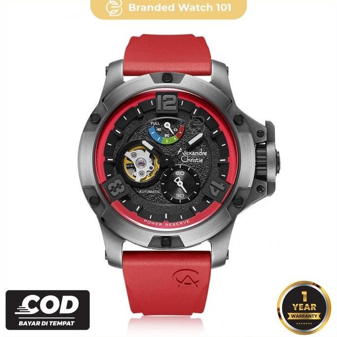 Promo Jam Tangan Pria Alexandre Christie Ac 6295 Ac6295 6295 Automatic Garansi Resmi 1 Tahun