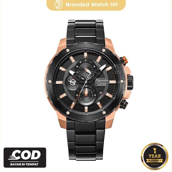 Promo Jam Tangan Pria Alexandre Christie Ac 6530 Ac6530 6530 Garansi Resmi 1 Tahun Stainless