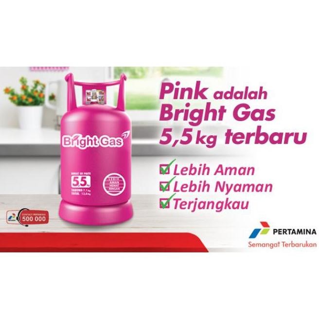 HJK TABUNG GAS ELPIJI 5,5 KG BRIGHT ISI