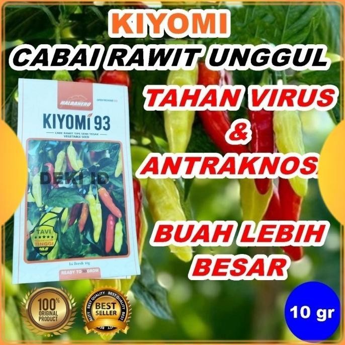 

Benih Cabe Rawit Kiyomi 10 Gram Bibit Cabai Unggul Halbanero