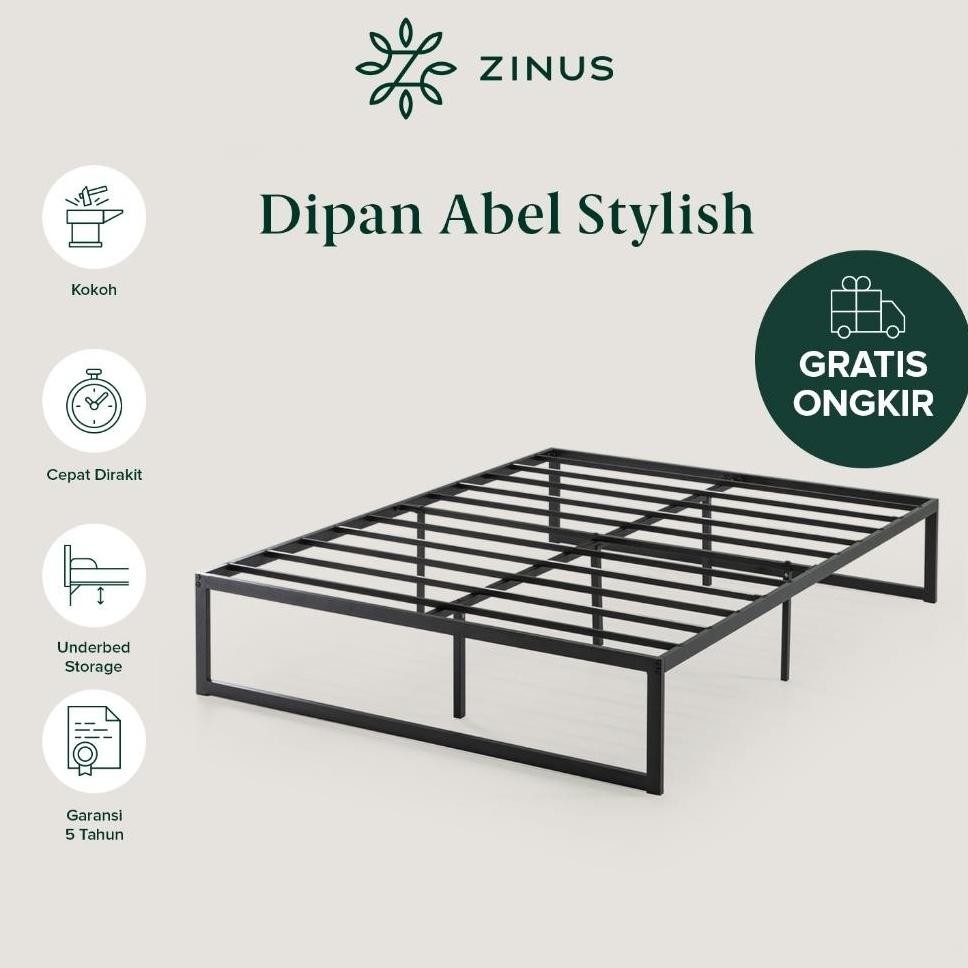 Dipan Tempat Tidur Zinus Abel Ranjang Besi Divan Kasur