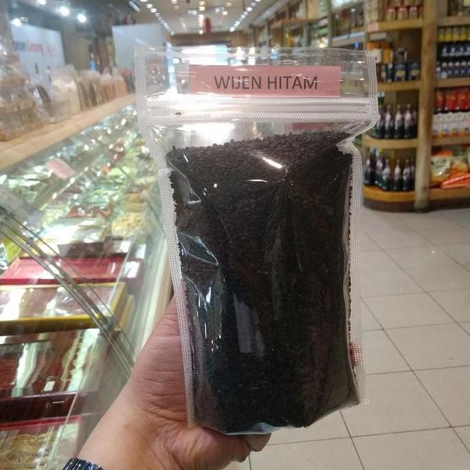 

Terlaris Wijen Hitam 300Gr Black Sesame Seeds Hei Zhi Ma
