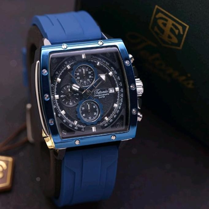 Murah Paket Box Exclusive + Kartu Garansi || Produk Original Jam Tangan Fashion Pria Tetonis Expedit