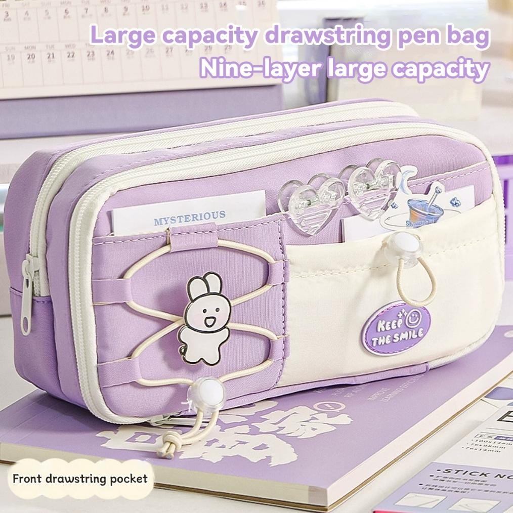 

Super Sale [Dotding] Kotak Pensil Lucu Dengan Tali Serut Ganda Yang Lucu Dan Baru, Kotak Pensil Berkapasitas Besar, Sederhana, Dan Bernilai Tinggi H687
