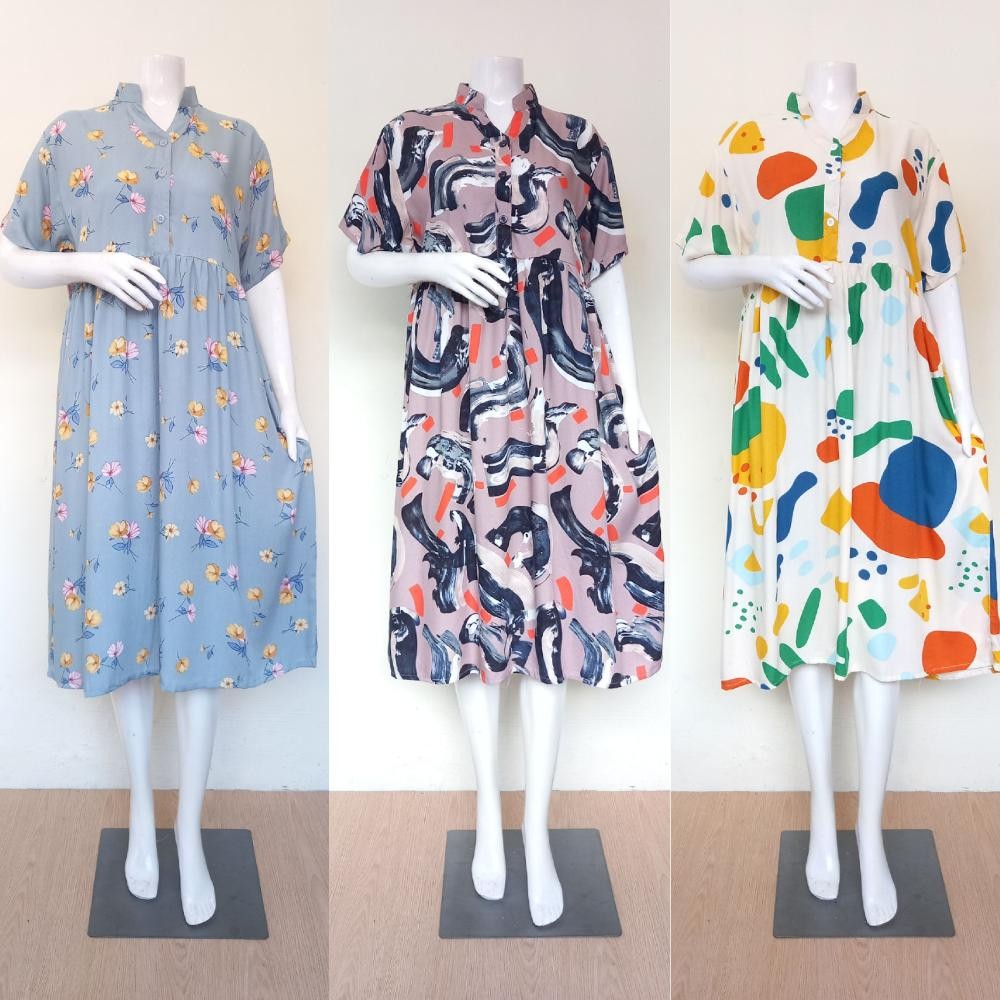 ND NOURA DRESS / DRESS SHANGHAI / DRESS RAYON / DRESS NAGITA / DASTER / NAGITA DRESS /DASTER MURAH /