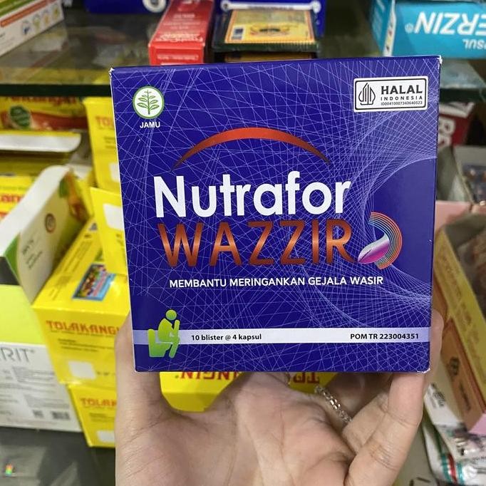 BEBAS ONGKIR - nutrafor wazzir wasir 1box