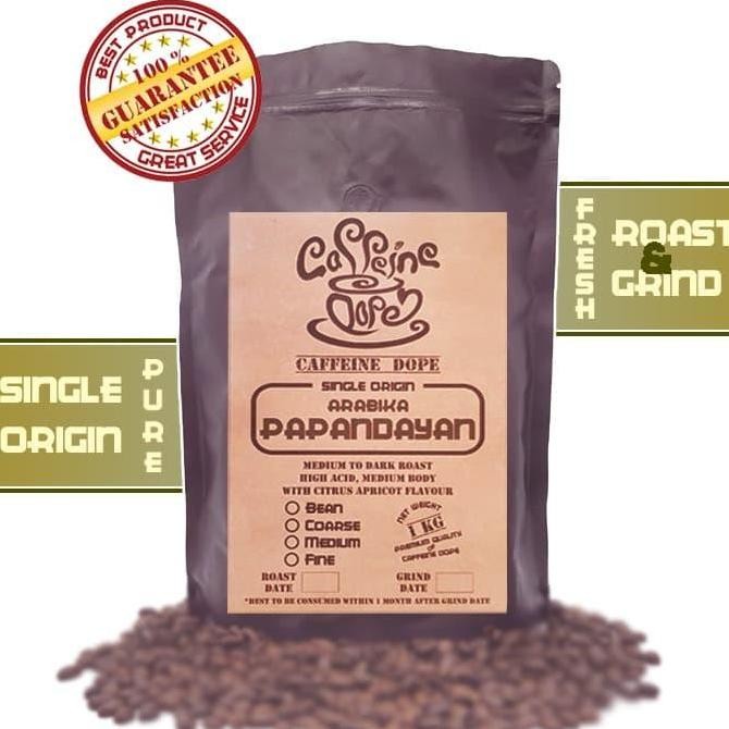 

Kopi Arabika Garut Papandayan 1 Kg Single Origin Biji & Bubuk Coffee Bean & Ground