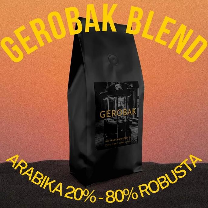 

Gerobak Blend 20 Arabika 80 Robusta Kopi Susu Espresso Biji Bubuk 500g