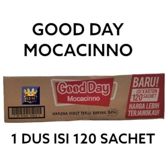 

ISI 120pc ~ATG~ GOOD DAY MOCACINNO MURAH DUS BARU Coffee Kopi Minuman Instan Bubuk