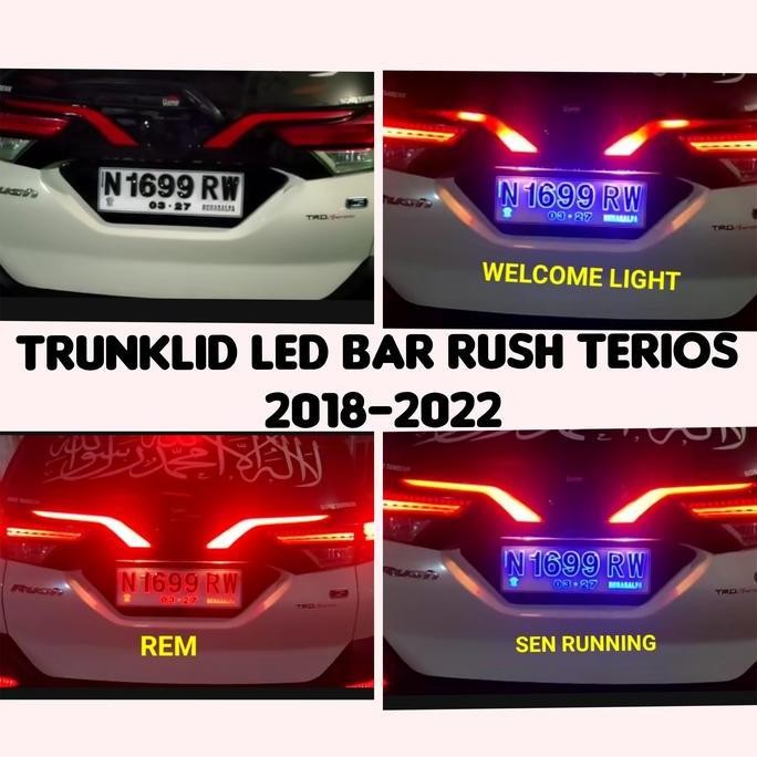 TRUNKLID RUSH TERIOS 2018-2022 LAMPU