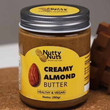 

Natural Almond Butter 280Gr Nuttynut Elai Acang Dan Ehat