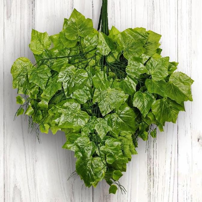 Promo COD DAUN ANGGUR DEKORASI GRIFFIN CABANG 3 LUSINAN - DAUN DEKORASI WEDDING COD