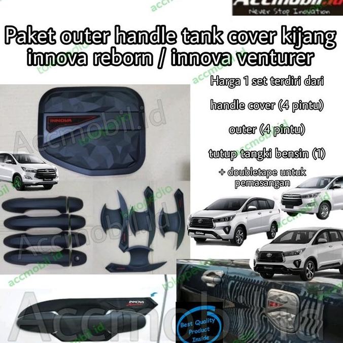 paket outer handle tutup tangki kijang innova reborn / innova venturer