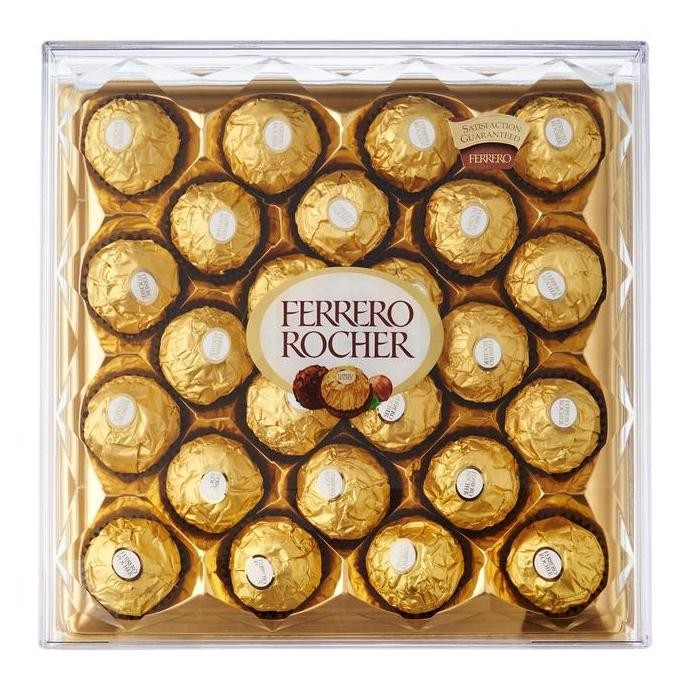 

Ready stok Terlaris FERRERO ROCHER T24 ( ISI 24PCS ) COKELAT / FERERO T24 / FERRERO MURAH Termurah