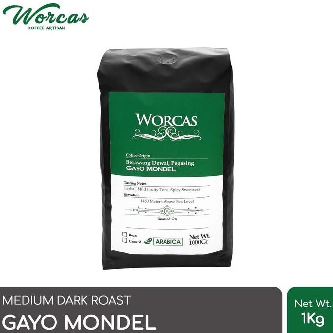 

KOPI ARABICA ACEH GAYO 1 KG (BIJI/BUBUK) | WORCAS COFFEE TERMURAH