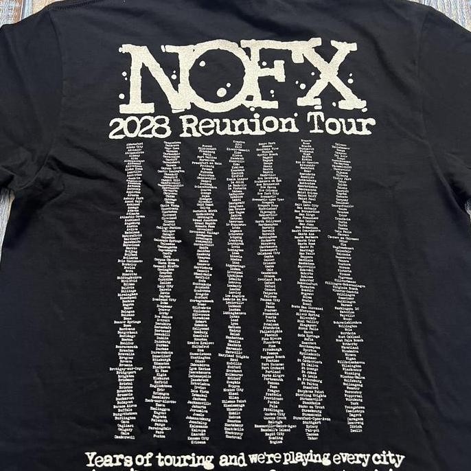 Grosir Kaos T-Shirt Band Nofx - Reunion 2028 Official Merchandise