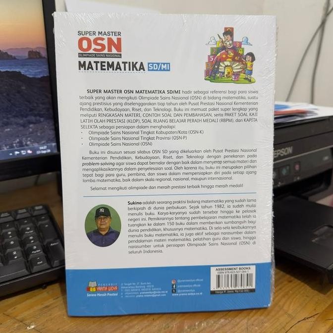 ready stock BUKU OLIMPIADE MATEMATIKA - SUPER MASTER OSN MATEMATIKA SD (PROF. SUKINO) - YRAMA WIDYA