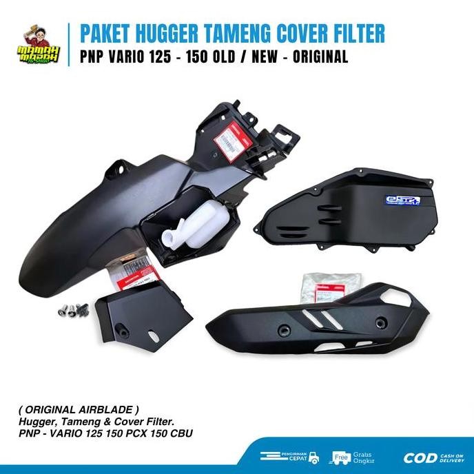 BERKUALITAS PAKET HUGGER AIRBLADE VARIO 125 150 PCX 150 CBU PAKET AIRBLADE VARIO HUGGER AIRBLADE VIE