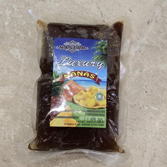

Produk Baru!! Nastar Filling Thailand luxury 500gr / Isian Nastar Nanas selai nastar