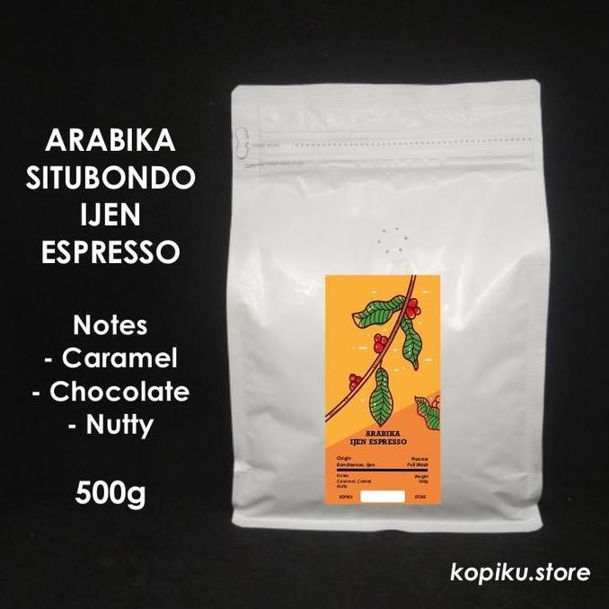 

KOPI ESPRESSO ARABIKA SITUBONDO IJEN 500G - BIJI / BUBUK TERMURAH