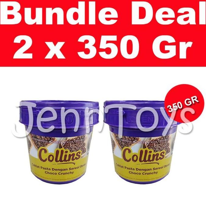

Produk Baru!! [BUNDLE DEAL] 2 x Collins Crunchy 350gr - COLLINS CHOCO CRUNCHY [JAKARTA] coklat selai
