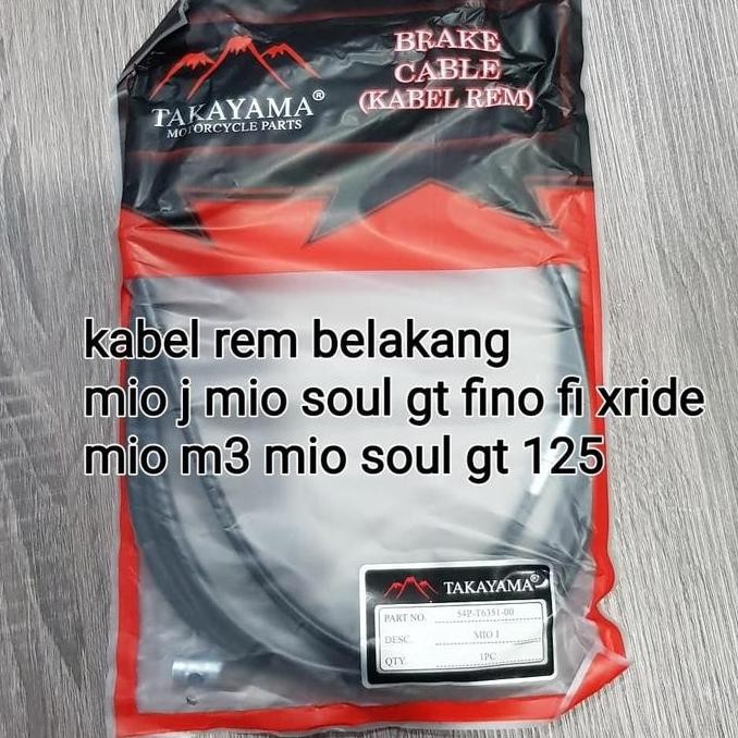 siap kirim kabel rem belakang mio m3 kabel rem mio soul gt 125 fino 125 mio z