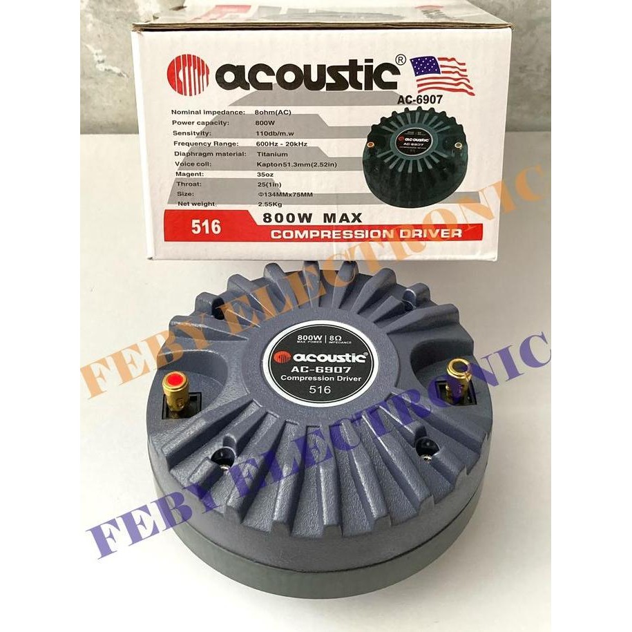 ready Driver tweeter acoustic PA 516 800 watt