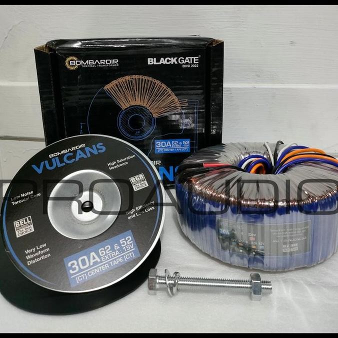 BEBAS ONGKIR - TRAFO DONAT TOROID VULCANS BOMBARDIR 30A 62V
